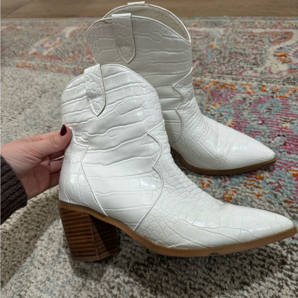 White Booties
